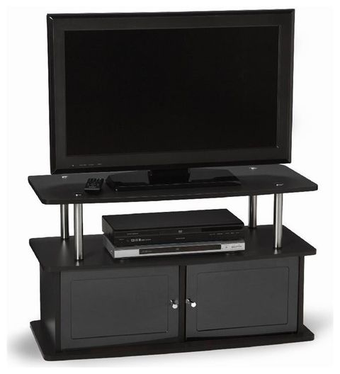 Pemberly Row Modern Wood Tv Stand For Tvs Up To 36" With 2 Cabinets In ... with regard to Achieving a Modern Aesthetic with the Pemberly Row TV Stand