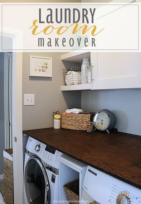 Reveal // Laundry Room Makeover | Laundry Room Makeover, Room Makeover ... regarding You Won't Believe These 6 Laundry Room Makeovers