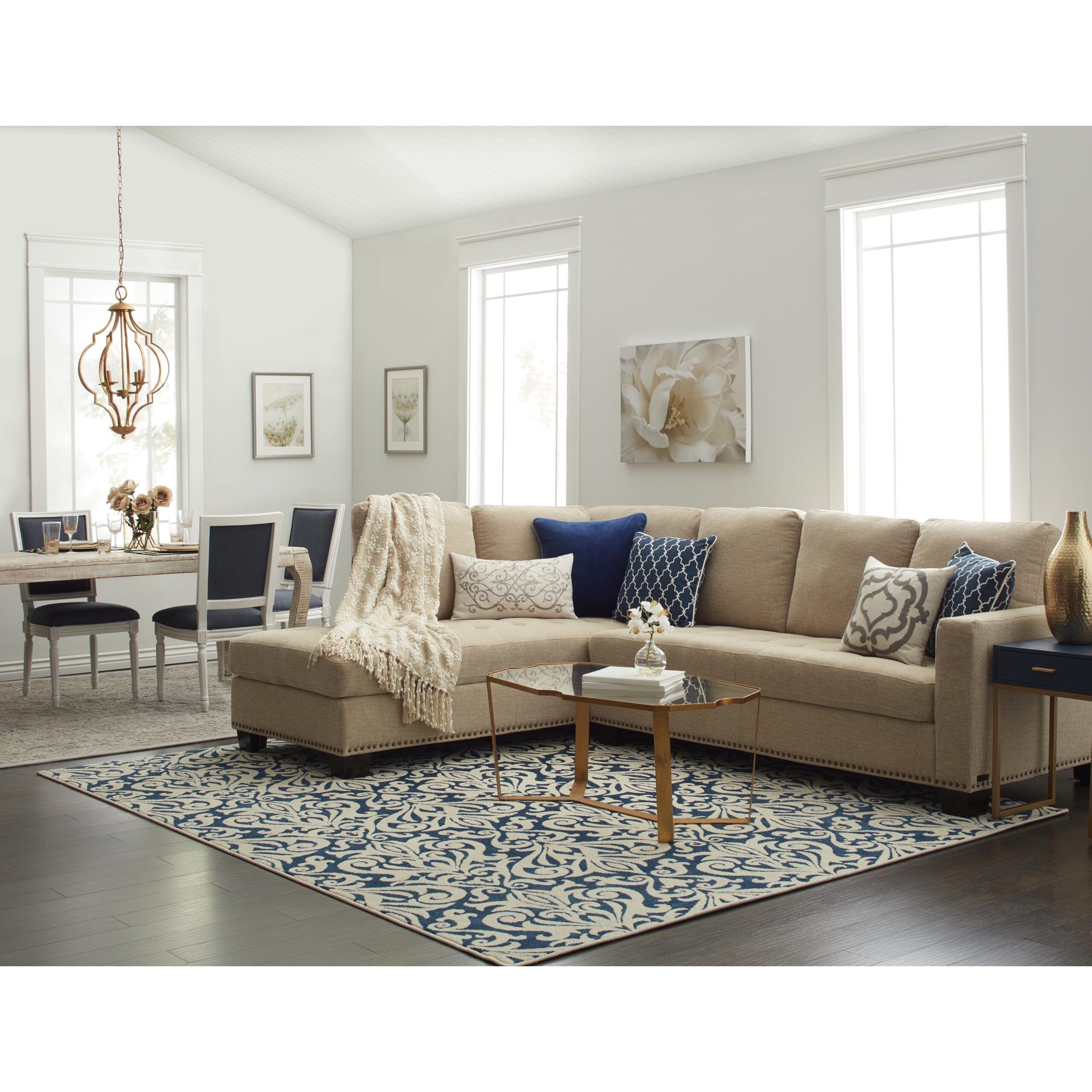 Sectional Sofas - Bed Bath &amp;Amp; Beyond | Beige Couch Living Room, Tan ... regarding