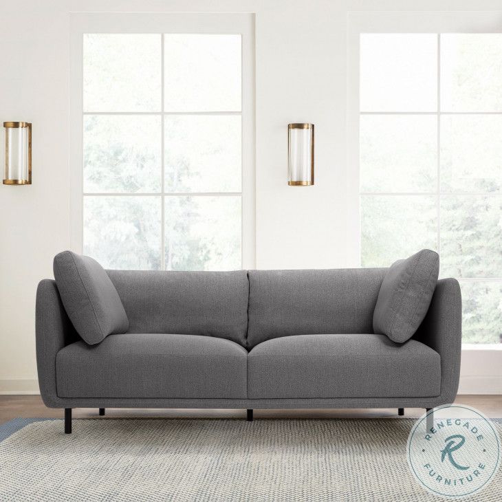 Serenity Gray Sofa From Armen Living | Coleman Furniture with Serenity 79&quot; Sofa Durability and Comfort Tested