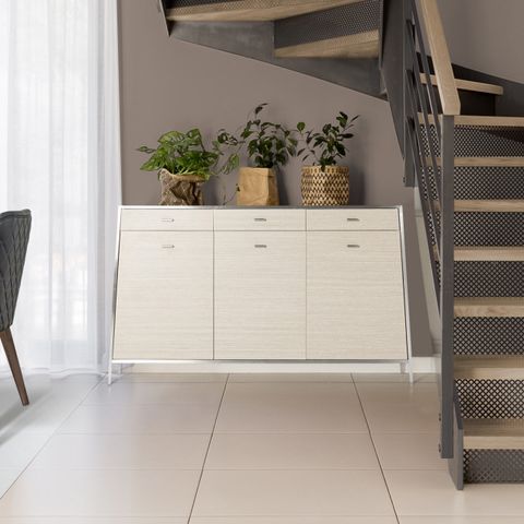 Silverlake Village Sideboard, Washed Oak - Contemporary - Buffets And ... within