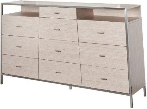 Silverlake Village Washed Oak Dresser By Aico | 1Stopbedrooms inside A Deep Dive into the Design Details of the Silverlake Village Dresser Washed Oak