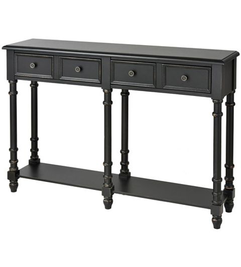 Stein World 16936 Hager 48 X 11 Inch Antique Black Console Table for Choosing the Perfect 48-Inch Black Console for Your Bedroom or Living Space