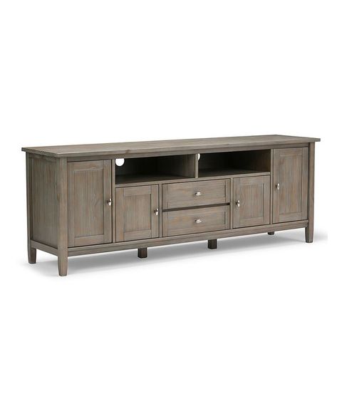 Take A Look At This Distressed Gray Warm Shaker Media Console Today ... with