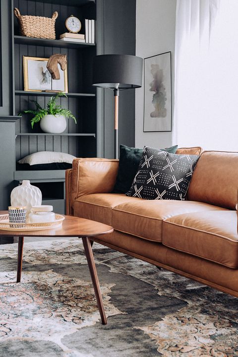 Tan Leather Sofa Colour Scheme At Glenn Barbee Blog pertaining to Why the Poly and Bark Cadiz Sofa in Saddle Tan is a Timeless Choice for Your Living Room