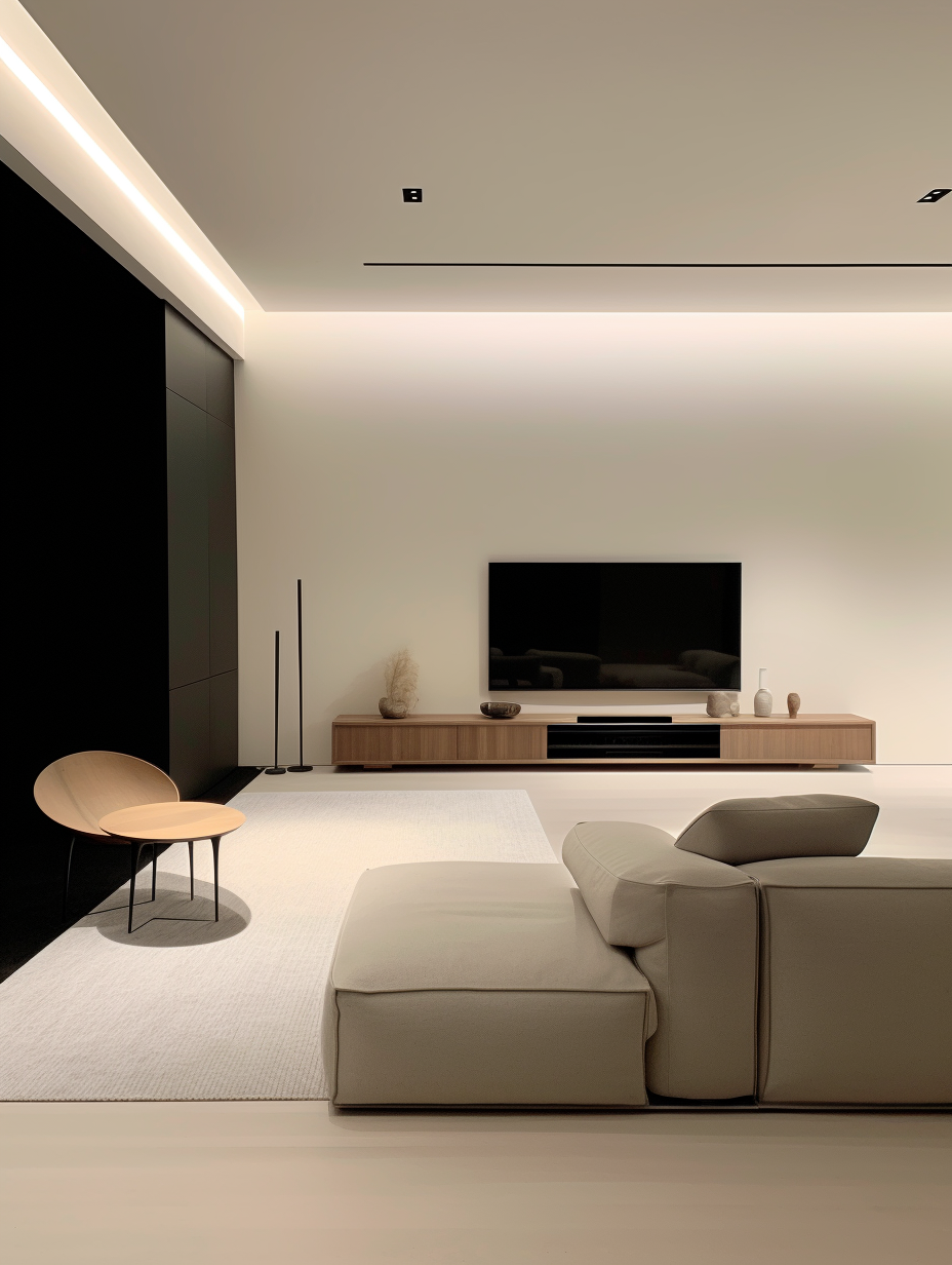 This Modern Style Decoration Design, With Simplicity And Warmth As It ... intended for