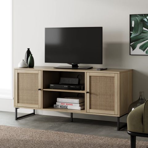 Tv And Tv Stand Www.ugel01Ep.gob.pe throughout The Appeal of the Safavieh Claude Media Stand Black/Natural for Home Entertainment