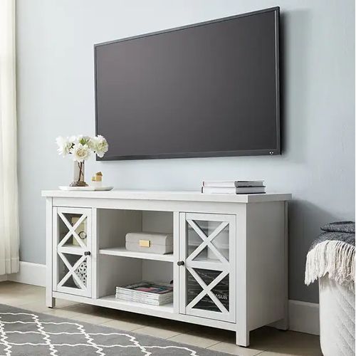 White Modern Tv Stand At Best Price In Jodhpur | Keshar Arts within Achieving a Clean, Modern Look with a White Dandridge TV Stand