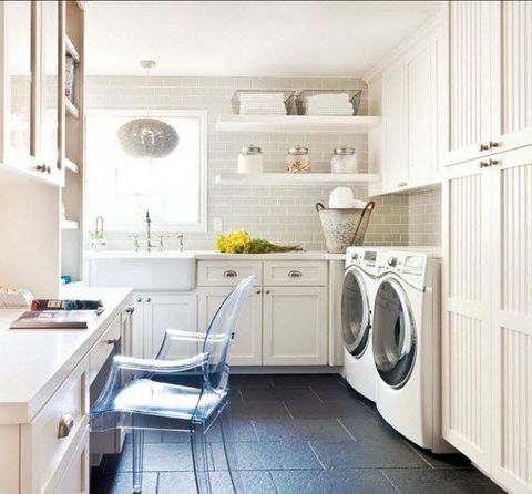 White Multipurpose Laundry Room Design | Laundry Room Layouts, Large ... within Designing a Multipurpose Laundry Room That Works Smarter Not Harder