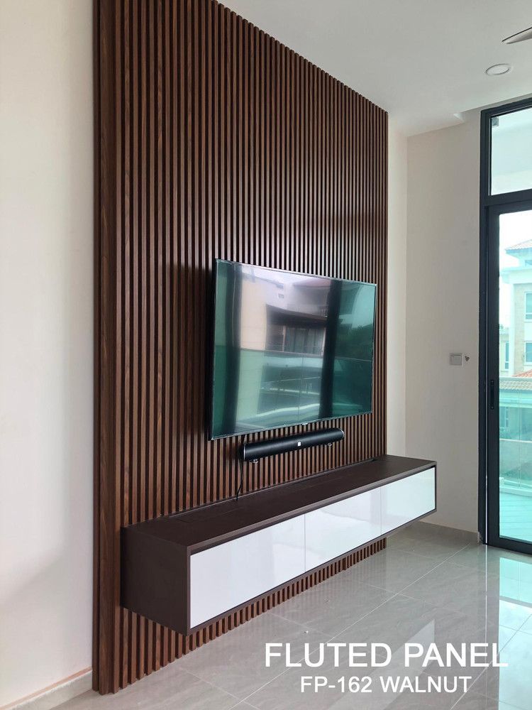 Wood Slat Tv Feature Wall inside