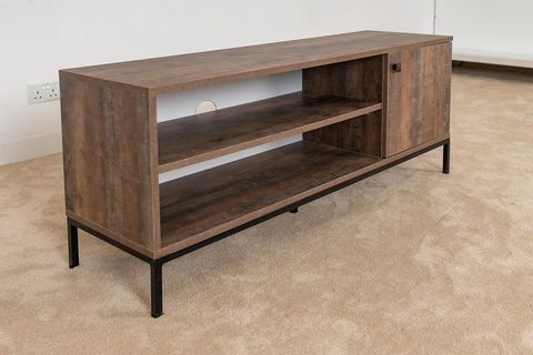 1 Cabinet, 2 Shelves | Dr.mattress inside Smart Storage Solutions with a 3-Cabinet, 2-Shelf TV Stand