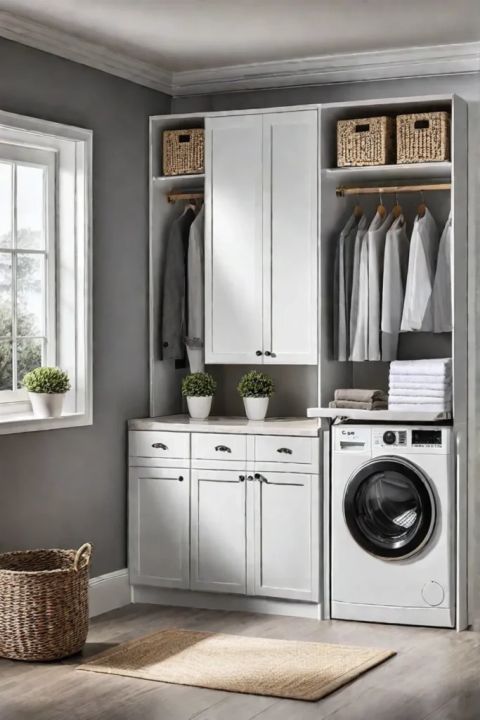 10 Clever Laundry Room Storage Solutions For Small Spaces - Decor Crowd intended for Clever Laundry Room Storage Solutions That Actually Work