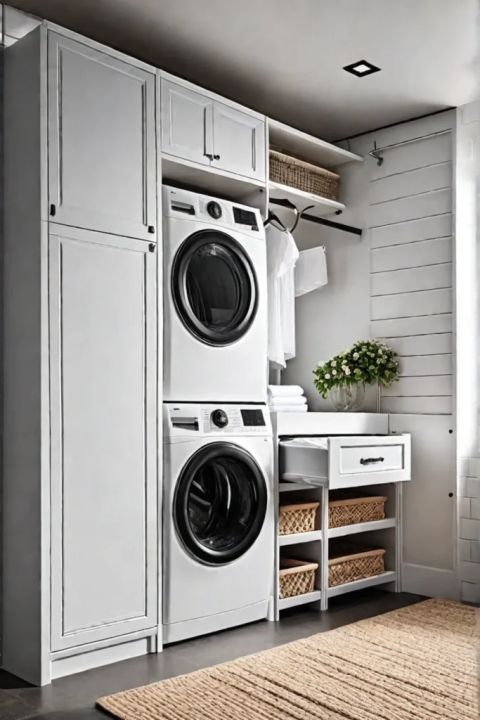10 Clever Laundry Room Storage Solutions For Small Spaces - Decor Crowd pertaining to Clever Laundry Room Storage Solutions That Actually Work