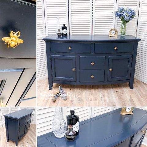 10 The Best Navy Blue Sideboards pertaining to