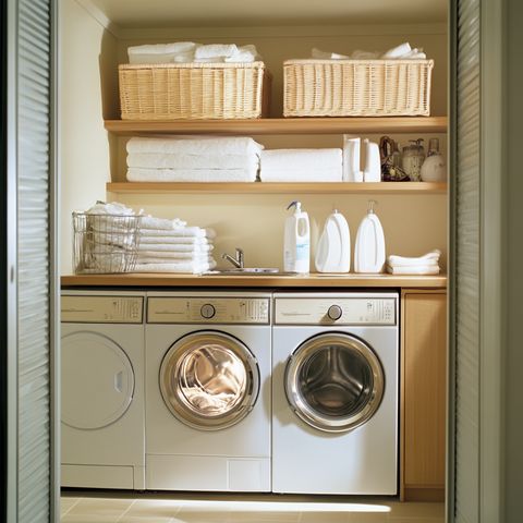 15+ Small Laundry Room Ideas: Maximizing Space For Style And Function ... in Maximizing Laundry Room Space and Functionality for Under $400