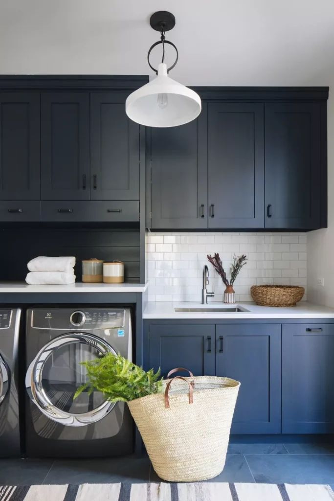 18 Dark &amp;Amp; Moody Laundry Room Decor Ideas » Lady Decluttered with regard to