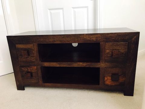 20 The Best Mango Wood Tv Stands within Why Solid Mango Wood is the Ideal Material for Your TV Stand