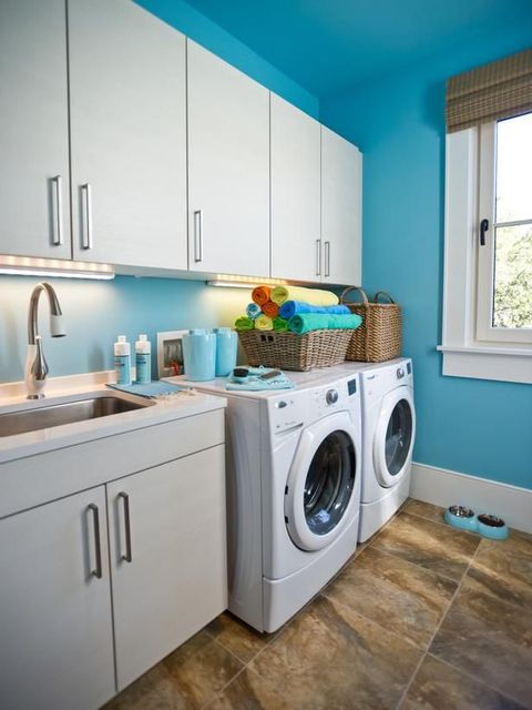 30 Laundry Room Paint Color Ideas For Every Style - Addicted To ... in Creating Joyful Spaces The Cheerful Laundry Room Guide