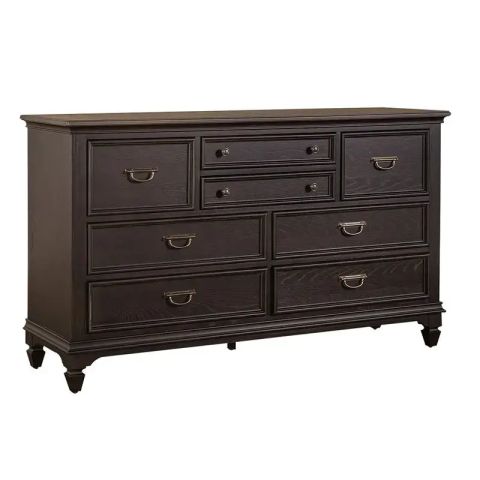 417B-Br31 Liberty Furniture Allyson Park - Black 8 Drawer Dresser regarding