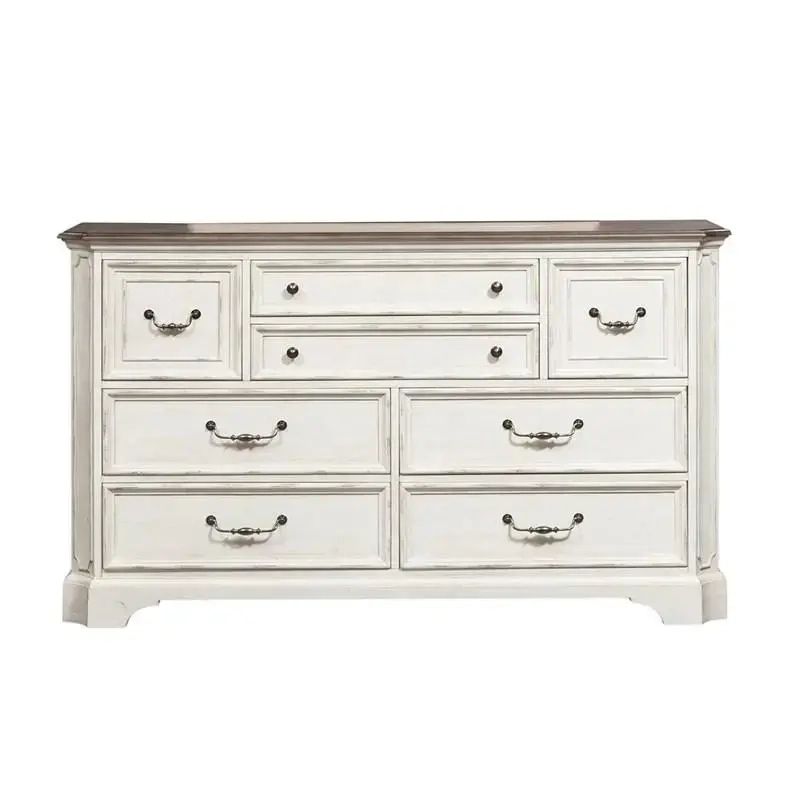 455W-Br31 Liberty Furniture Abbey Road 8 Drawer Dresser for
