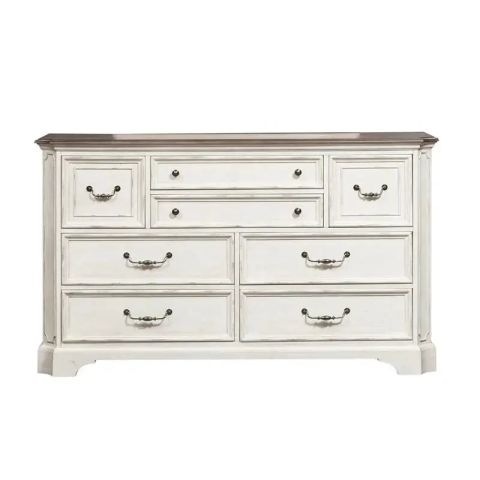 455W-Br31 Liberty Furniture Abbey Road 8 Drawer Dresser for