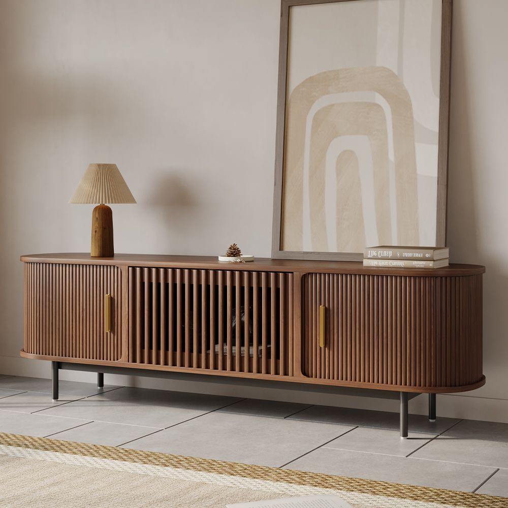 Beyond Entertainment How a Dark Walnut TV Stand Can Transform Your Room