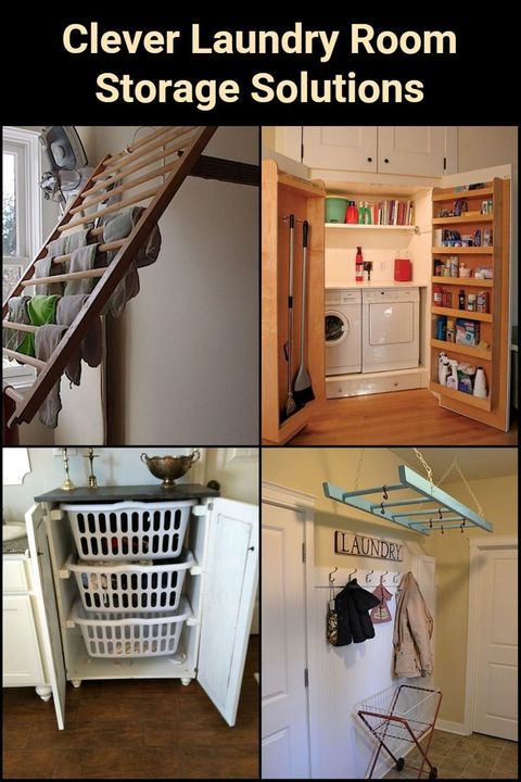 8 Super Clever Laundry Room Storage Solutions - The Owner-Builder ... for Clever Laundry Room Storage Solutions That Actually Work