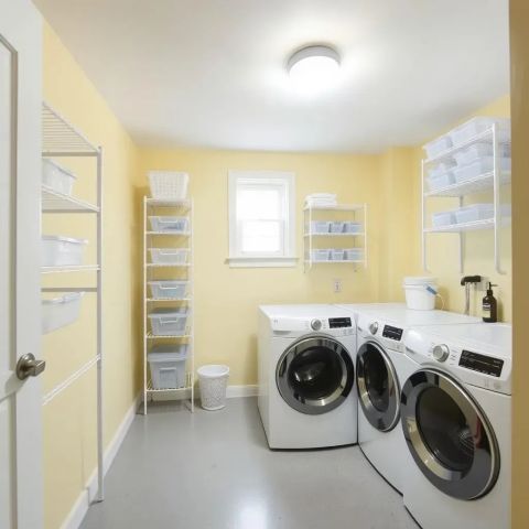 Amazing Old Basement Laundry Room Ideas | Tidy Laundry Room pertaining to From Drab to Fab Laundry Rooms Houzz's Latest Inspirations