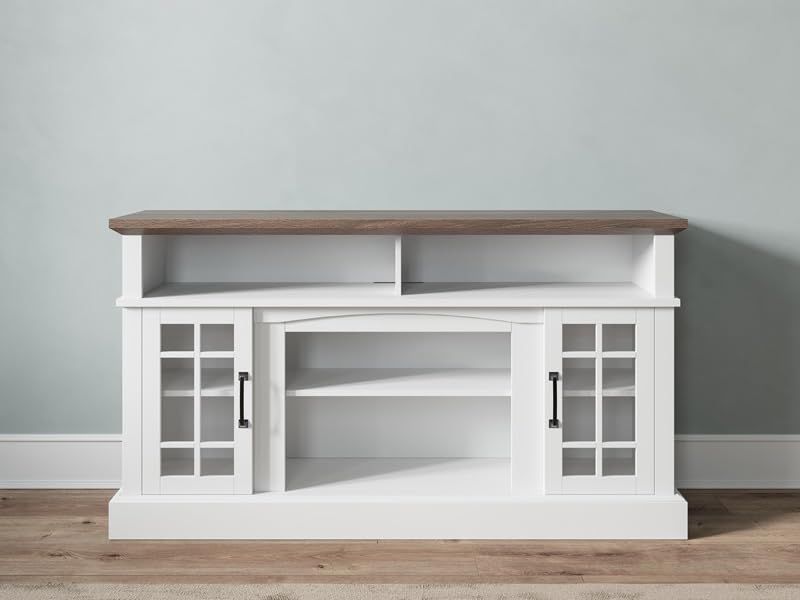 Transform Your Living Room with the Astorga TV Stand in Ashland Pine