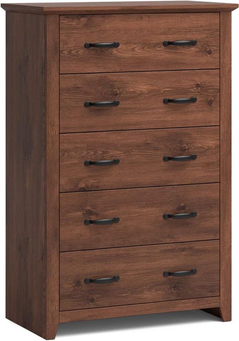 Amazon.com: Sauder Harvey Park 4-Drawer Chest, Grand Walnut Finish ... throughout