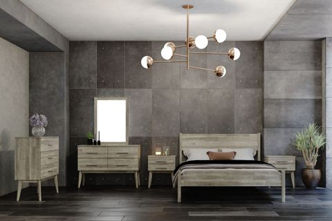 Ballina 4Pc/5Pc/6Pc Solid Acacia Wood Bedroom Range In Queen/Super King ... pertaining to