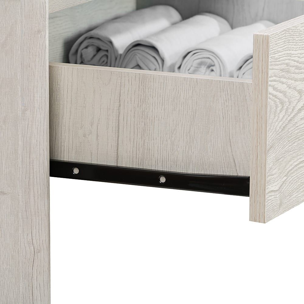 Best Buy: Corliving Newport 5 Drawer Tall Dresser White Washed Oak Npt ... with Exploring the CorLiving Newport 5 Drawer Dresser in White Washed Oak