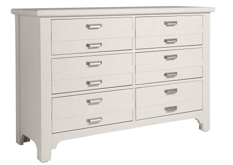 Bungalow Lattice White Double Dresser - 6 Drawer Ivan Smith Furniture with Finding the Perfect Fit How the Bungalow Double Drawer Dresser Complements Your Decor