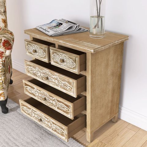 Bungalow Rose 5 - Drawer Dresser | Wayfair intended for