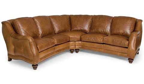 Chestnut Brown Leather Sofa | Baci Living Room within