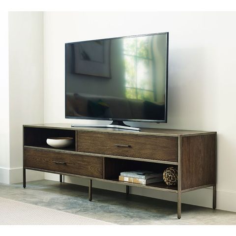 Cleo Entertainment Console By Hammary | Furniturepick regarding Your Guide to Organizing the Hammary 197-585 Entertainment Console