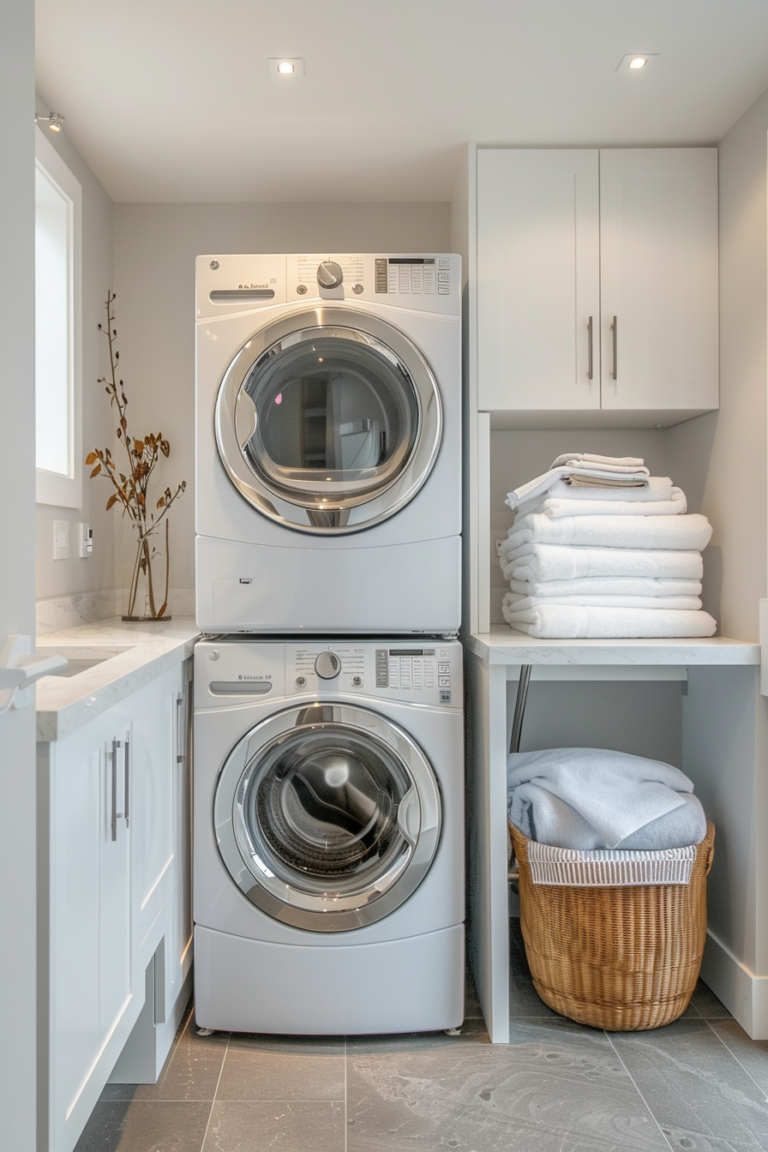 Clever Small Laundry Room Ideas: Maximizing Space - Quiet Minimal in