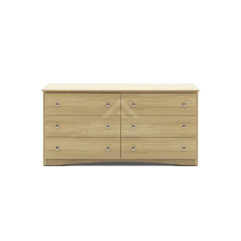 Contemporary 6 Drawer Dresser | Best Price In Uae throughout