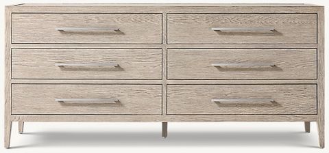French Contemporary 6-Drawer Dresser within Understanding the Craftsmanship Behind the Titeca Contemporary 6 Drawer Dresser Sonoma Oak Finish