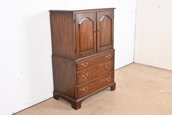 Henkel Harris Georgian Solid Mahogany Gentleman's Chest | Liberty And 33Rd intended for