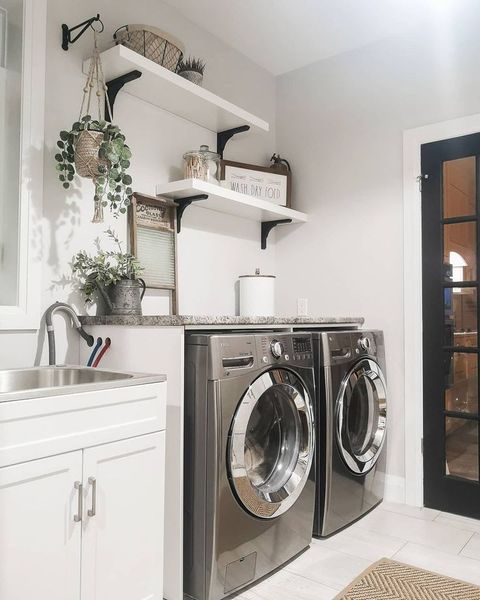 How To Build Laundry Room Shelving? Ideas For A Tidy Space | Laundry ... with regard to