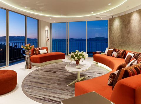 How To Find The Perfect Place For Your Curved Sofa Or Sectional inside Designing with Curves How a Sofa Can Redefine Your Room's Flow