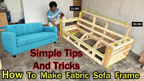 How To Make Fabric Sofa Frame Simple Tips And Tricks, New Latest 2023 ... pertaining to Your Ultimate Guide to Sofa Details Making the Right Choice