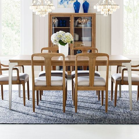 Hygge Leg Dining Room Set W/ Splat Back Chairs Rachael Ray Home By ... inside Finding Your Hygge Moment at the Rachael Ray Entertainment Center