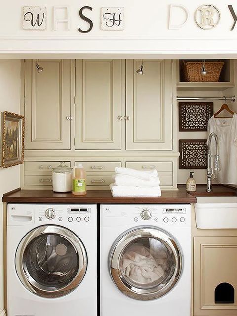 Laundry Room Organization + Sneak Peek Of Shelves - Four Generations ... with