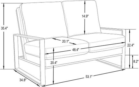 Leisuremod Jefferson Contemporary Modern Faux Leather Loveseat With ... with A Closer Look at the Craftsmanship of the Leisuremod Jefferson Loveseat