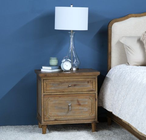 Marquez Nightstand, Sandstone Buff - Farmhouse - Nightstands And ... intended for