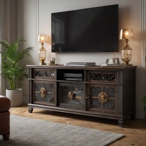Mastering The Art Of Tv Stand Styling with Tips for Integrating a Dark Walnut Transitional TV Stand into Your Decor