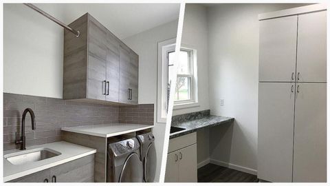 Maximizing Space In Your Laundry Room: Smart Design Tips | Designer ... throughout Maximizing Your Laundry Room's Potential on a Tight Budget