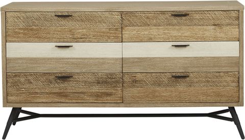 Midtown Loft Natural Light Wood Dresser | Rooms To Go throughout